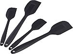 4-pack Amazon Basics Non-Stick Heat Resistant Rectangular Silicone Spatula Set $5.99 and more
