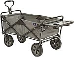 Mac Sports Collapsible Outdoor Utility Wagon with Folding Table and Drink Holders $43