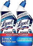2-Pack 24-Oz Lysol Power Toilet Bowl Cleaner $2.71
