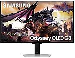 SAMSUNG 32" Odyssey OLED G8 (G80SD) 4K Smart Gaming Monitor $729.1