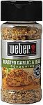 Weber Roasted Garlic & Herb Seasoning, 2.75 Ounce Shaker $1.90