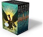 Percy Jackson and the Olympians 5 Book Paperback Boxed Set (w/poster) $16