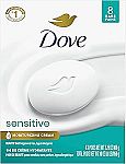 Dove Beauty Bar Soap Sensitive, 8 Bars $8.37
