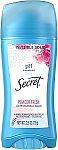 3 Count 2.6 oz Secret Antiperspirant and Deodorant for Women $11.31 + $5 Amazon Credit
