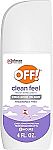 4-Oz OFF! Clean Feel Insect Repellent $4