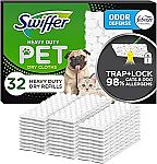 32-Count Swiffer Sweeper Pet Cloth Refills w/ Febreze Odor Defense $7.11