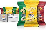 30 Count Lay's Stax Potato Crisps, Variety Pack 0.75 ounce $13