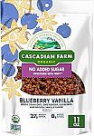 11 oz Cascadian Farm Organic Granola, Fruit and Nut Cereal (2 for $5.58)