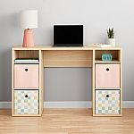 Walmart Furniture Sale: Mainstays 4-Cube Storage Desk $39 and more