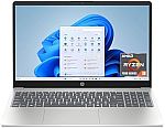 HP 15-fc0399nr 15.6" HD Touch Laptop (Ryzen 3 7320U, 8GB 256GB) $329.99