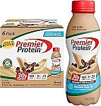 6-Count 11.5-Oz Premier Protein Shakes (Various) $8