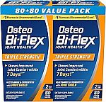 2-pack 80 Count Osteo Bi-Flex Triple Strength Coated Tablets $18