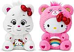 Amazon Prime: 2-Pack Care Bears Hello Kitty Loves Cheer Bear 10" Plush $6.98