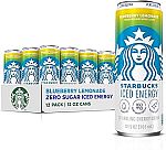 12-pack Starbucks Iced Energy Drink, Blueberry Lemonade, 12 fl oz Cans $14.39