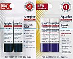 4-pc Aquaphor Lip Balm Set (2 Lip Repair Stick and 2 Repair Stick w/ SPF 30) $9.58