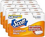 48-Count Scott ComfortPlus 1-Ply Double Roll Toilet Paper $14.76