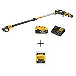 DEWALT 20V MAX 8in. Cordless Battery Powered Pole Saw Kit with 4Ah Battery $170