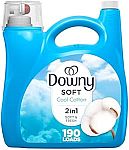 Downy Fabric Softener Liquid, Cool Cotton Scent, 140 fl oz, 190 Loads $6.23