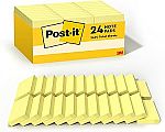 24 Post-it Notes, 1/3/8 x 1 7/8 in, Sticky Notes Pads $5.45