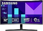 SAMSUNG 32" S39GD FHD Curved Gaming Monitor $159.99