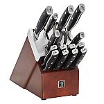 HENCKELS Forged Accent 16-Piece Self-Sharpening Knife Block Set $140