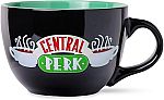 24 Ounces Silver Buffalo FRIENDS Central Perk Black Ceramic Mug $4.40