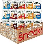 36-pack Simply, Variety Pack Snacks, 0.875 Ounce $11.75