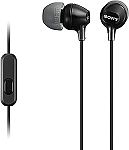 Sony MDREX15AP In-Ear Earbud Headphones with Mic $6.99