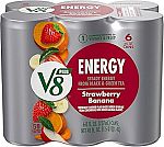 6-Pack 8-Oz V8 +Energy Drink + Energy Drink Powder $2.78