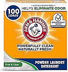 6.16-Pound 100-Loads Arm & Hammer Laundry Detergent $10.79