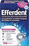 126 Count Efferdent Retainer Cleaning Tablets $3.73