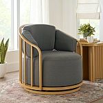 Better Homes & Gardens Lillian Swivel Birdcage Accent Chair $94