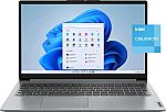 Lenovo Ideapad 1 15.6" HD Laptop: Celeron N4500, 4GB, 128GB $149.99