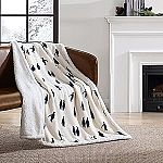 50" x 60" Eddie Bauer Reversible Sherpa Fleece Throw Blanket (Various) $12 + Free Shipping w/Prime
