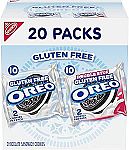 20 Count OREO Gluten Free Original & Double Stuf Chocolate Sandwich Cookies $7.78