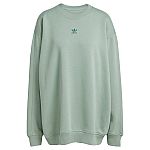 adidas women Essentials Fleece Long Oversized Crew Sweatshirt $13 + Free Shipping