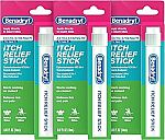 3-pack Benadryl Extra Strength Anti-Itch Relief Stick 0.47 fl oz $2.75