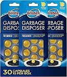 30 Count Glisten Garbage Disposer Freshener (Lemon) $9