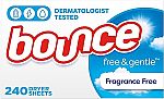 4 x 240 Count Bounce Dryer Sheets Laundry Fabric Softener $22