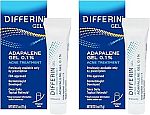 2-pack Differin Acne Treatment Gel 15g Tube $12
