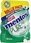 2 x 120 ct Mentos Pure Fresh Sugar-Free Chewing Gum with Xylitol $5.18