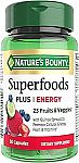 2 x 30 ct, Nature's Bounty Superfoods Plus Energy $16 and more