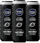 3-pack 16.9-oz NIVEA MEN DEEP Active Clean Charcoal Body Wash $10.74