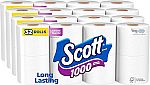 32-Rolls Scott 1000 Sheets Per Roll 1-ply Toilet Paper $21