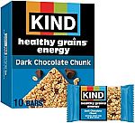 10-Ct 1.4-Oz KIND Healthy Grains Energy Bars (Dark Chocolate Chunk) $4.53