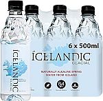 6-Pack 16.9-Oz Icelandic Glacial Natural Spring Alkaline Water $4.77