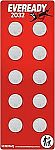 10-Count Eveready CR2032 Lithium 3V Coin Battery $3.78
