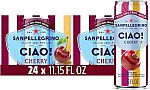 24-pack Sanpellegrino CIAO Sparkling Water 11.15 Fl Oz (3 flavors) $8