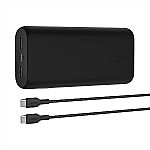 Belkin 20000 mAh Portable Charger, 3-Port Power Bank $35.95