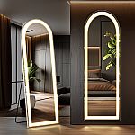 MAYEERTY 63"x20" LED Full Length Mirror Wall Mounted LED Mirror $26